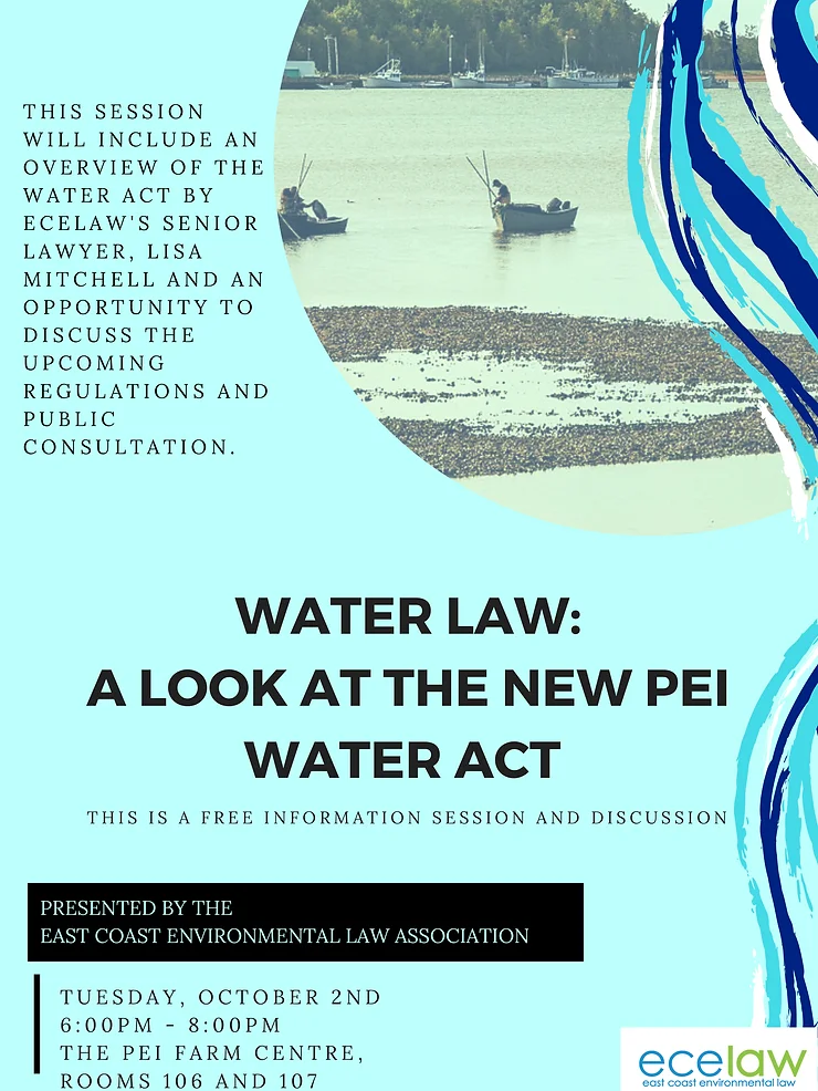 Water Law: A Look at PEI’s Water Act